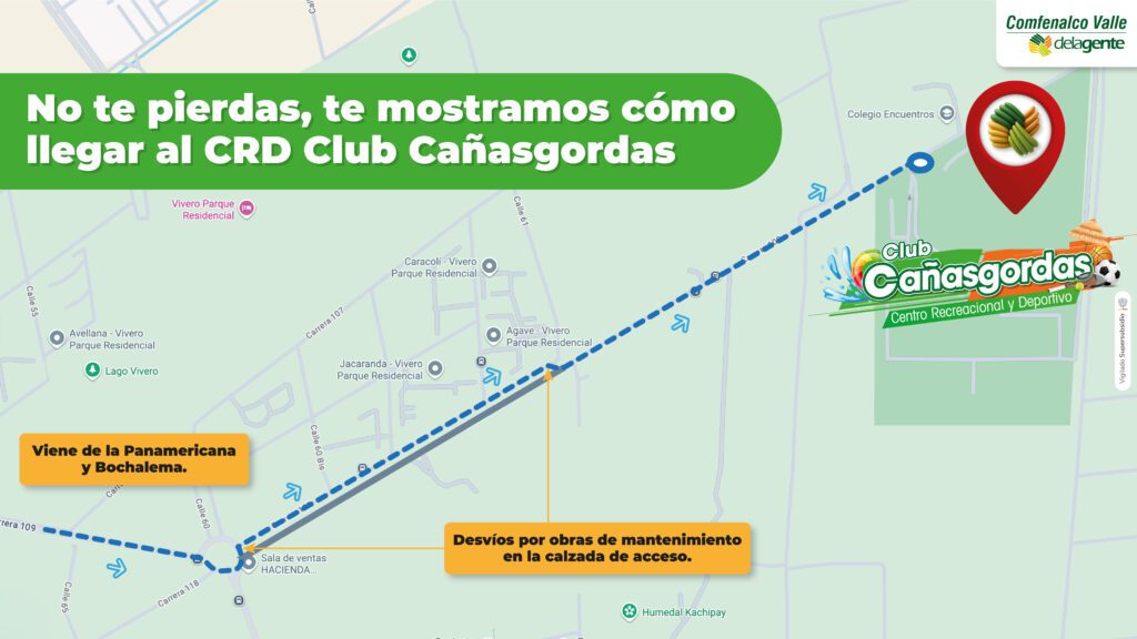 DESVIO ACCESO AL CLUB CAÑASGORDAS