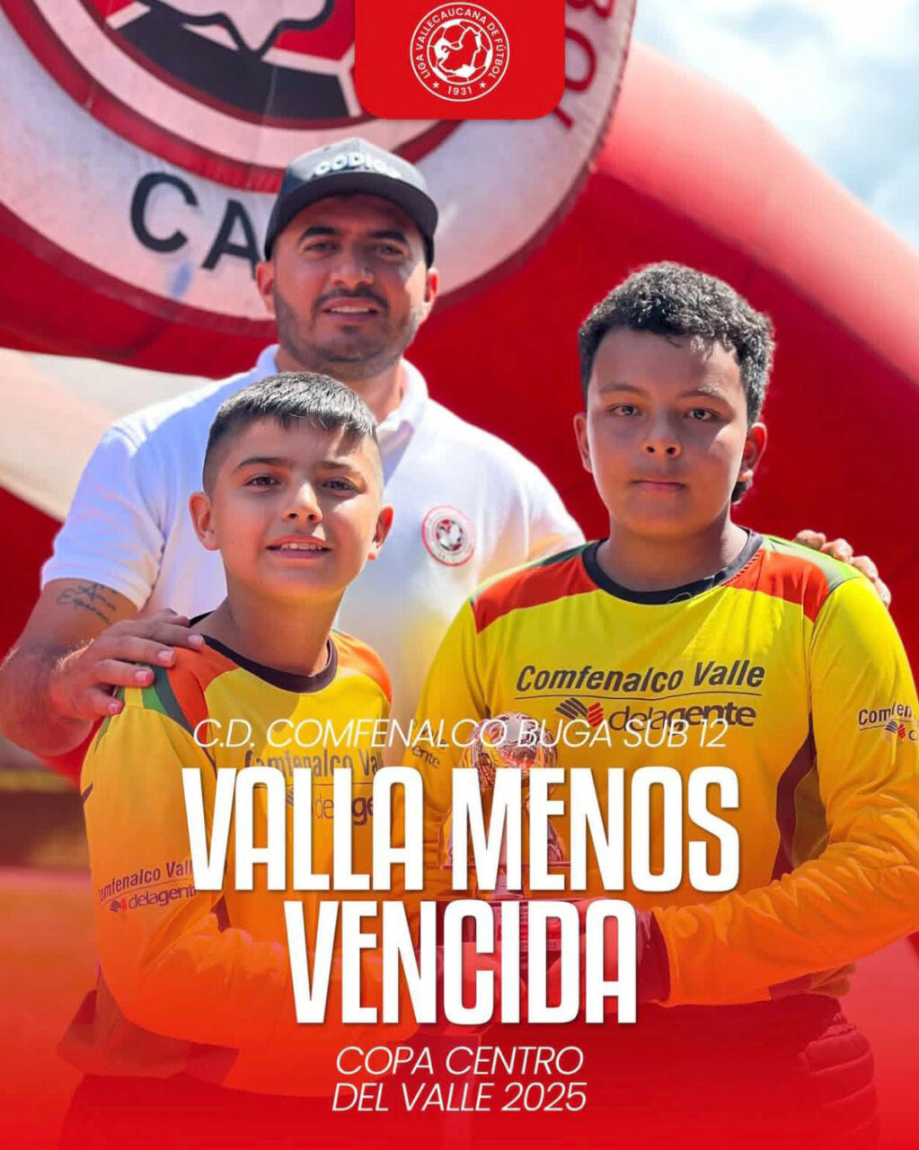 Campeones de la Copa Centro del Valle en Buga